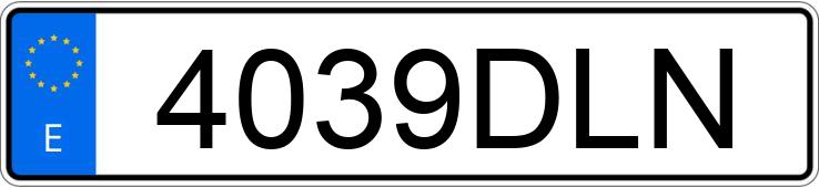 Numer rejestracyjny 4039DLN posiada VOLKSWAGEN GOLF Numer rejestracyjny 4039DLN posiada VOLKSWAGEN GOLF