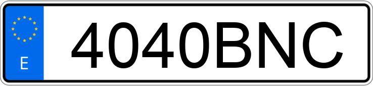 Numer rejestracyjny 4040BNC posiada PEUGEOT 307 Numer rejestracyjny 4040BNC posiada PEUGEOT 307