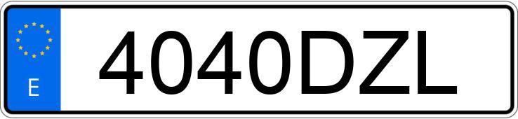 Numer rejestracyjny 4040DZL posiada RENAULT CLIO Numer rejestracyjny 4040DZL posiada RENAULT CLIO