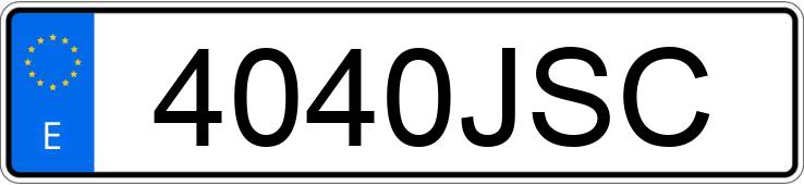 Numer rejestracyjny 4040JSC posiada SKODA OCTAVIA Numer rejestracyjny 4040JSC posiada SKODA OCTAVIA