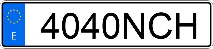 Numer rejestracyjny 4040NCH posiada CUPRA FORMENTOR