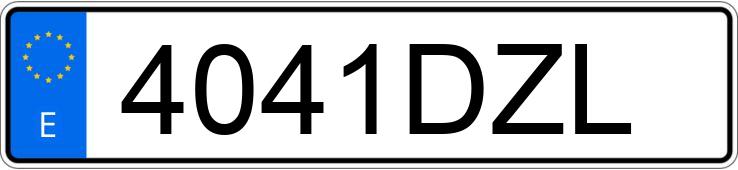 Numer rejestracyjny 4041DZL posiada SEAT LEON Numer rejestracyjny 4041DZL posiada SEAT LEON