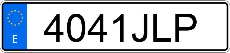 Registreringsnummeret 4041JLP har LAND ROVER RANGE ROVER EVOQUE