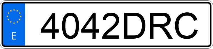 Numer rejestracyjny 4042DRC posiada CITROEN XSARA Numer rejestracyjny 4042DRC posiada CITROEN XSARA