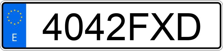 Numer rejestracyjny 4042FXD posiada OPEL VECTRA Numer rejestracyjny 4042FXD posiada OPEL VECTRA