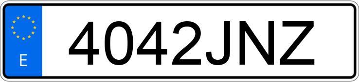 Numer rejestracyjny 4042JNZ posiada MERCEDES S (222)