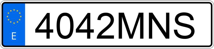 Numer rejestracyjny 4042MNS posiada CUPRA LEON Numer rejestracyjny 4042MNS posiada CUPRA LEON