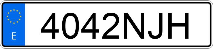 Numer rejestracyjny 4042NJH posiada DACIA SANDERO