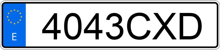 Numer rejestracyjny 4043CXD posiada IVECO DAILY Numer rejestracyjny 4043CXD posiada IVECO DAILY