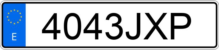 Numer rejestracyjny 4043JXP posiada KIA SPORTAGE