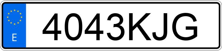 Numer rejestracyjny 4043KJG posiada MERCEDES VITO Numer rejestracyjny 4043KJG posiada MERCEDES VITO