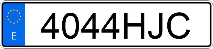 Il numero di registrazione 4044HJC ha BMW X6 Il numero di registrazione 4044HJC ha BMW X6