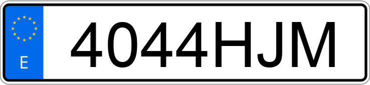 Numer rejestracyjny 4044HJM posiada SEAT LEON