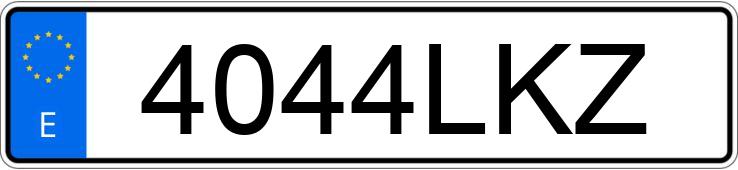 Numer rejestracyjny 4044LKZ posiada MERCEDES G (463)