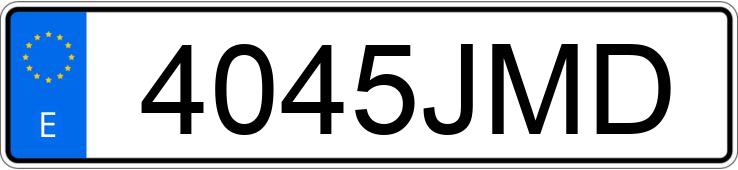 Numer rejestracyjny 4045JMD posiada BMW SERIE 2