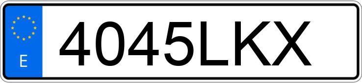 Numer rejestracyjny 4045LKX posiada BMW SERIE 1