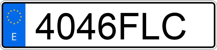 Numer rejestracyjny 4046FLC posiada SAAB 9-3