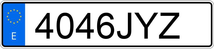 Numer rejestracyjny 4046JYZ posiada BMW SERIE 1