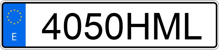 Numer rejestracyjny 4050HML posiada NISSAN NOTE