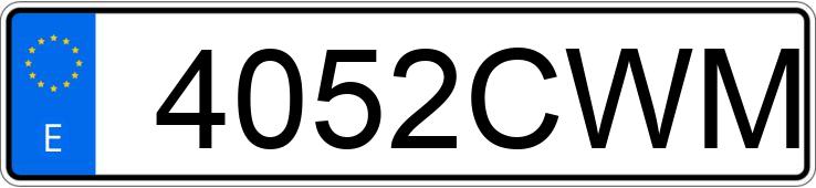 Numer rejestracyjny 4052CWM posiada NISSAN X-TRAIL