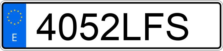 Numer rejestracyjny 4052LFS posiada MERCEDES GLE (166-292) COUPE AMG 63 4MATIC