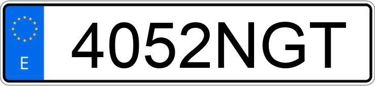 Numer rejestracyjny 4052NGT posiada VOLKSWAGEN GOLF Numer rejestracyjny 4052NGT posiada VOLKSWAGEN GOLF