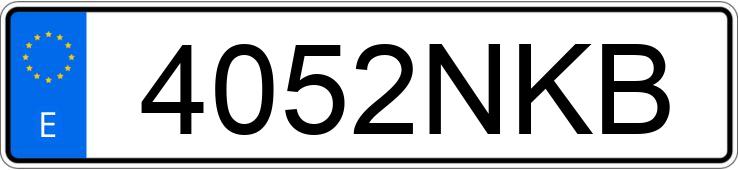 Numer rejestracyjny 4052NKB posiada MERCEDES A (177)