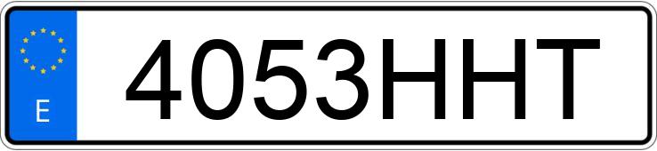 Numer rejestracyjny 4053HHT posiada SEAT LEON