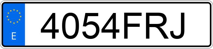 Numer rejestracyjny 4054FRJ posiada AUDI A4 Numer rejestracyjny 4054FRJ posiada AUDI A4