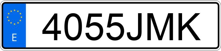 Numer rejestracyjny 4055JMK posiada MINI MINI