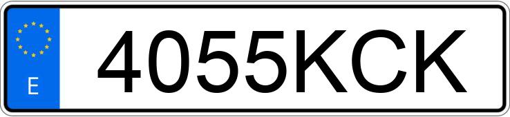 Numer rejestracyjny 4055KCK posiada HYUNDAI IONIQ Numer rejestracyjny 4055KCK posiada HYUNDAI IONIQ