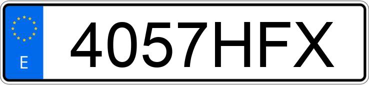 Numer rejestracyjny 4057HFX posiada VOLKSWAGEN SCIROCCO Numer rejestracyjny 4057HFX posiada VOLKSWAGEN SCIROCCO