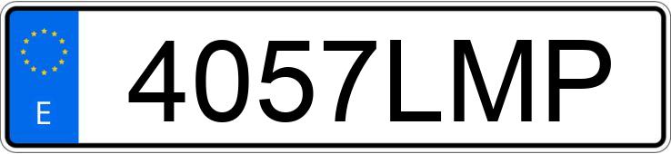 Numer rejestracyjny 4057LMP posiada VOLKSWAGEN GOLF Numer rejestracyjny 4057LMP posiada VOLKSWAGEN GOLF