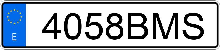 Numer rejestracyjny 4058BMS posiada AUDI A4