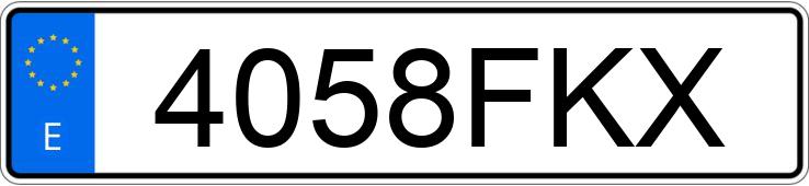 Numer rejestracyjny 4058FKX posiada SEAT IBIZA Numer rejestracyjny 4058FKX posiada SEAT IBIZA