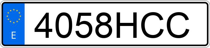 Numer rejestracyjny 4058HCC posiada CITROEN C4 PICASSO 5PZ Numer rejestracyjny 4058HCC posiada CITROEN C4 PICASSO 5PZ