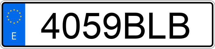 Numer rejestracyjny 4059BLB posiada FORD MONDEO