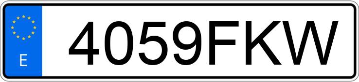 Numer rejestracyjny 4059FKW posiada CITROEN BERLINGO Numer rejestracyjny 4059FKW posiada CITROEN BERLINGO