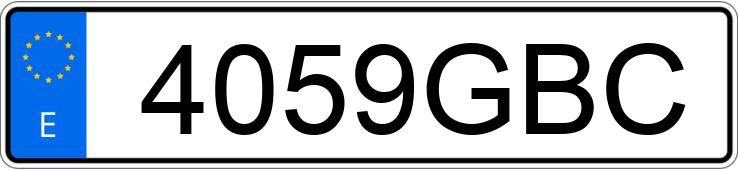 Numer rejestracyjny 4059GBC posiada DAF XF Numer rejestracyjny 4059GBC posiada DAF XF