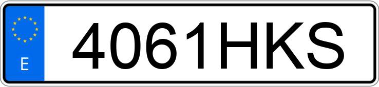 Numer rejestracyjny 4061HKS posiada PEUGEOT 308