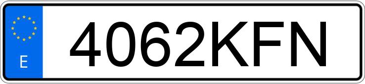 Numer rejestracyjny 4062KFN posiada RENAULT CLIO