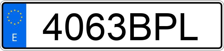 Numer rejestracyjny 4063BPL posiada MERCEDES M (163-164)
