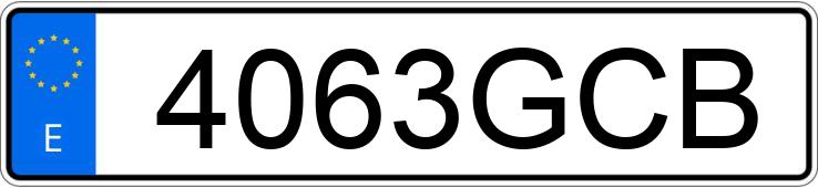 Numer rejestracyjny 4063GCB posiada SUZUKI SWIFT