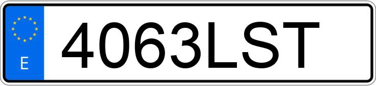 Numer rejestracyjny 4063LST posiada VOLKSWAGEN GOLF SPORTSVAN