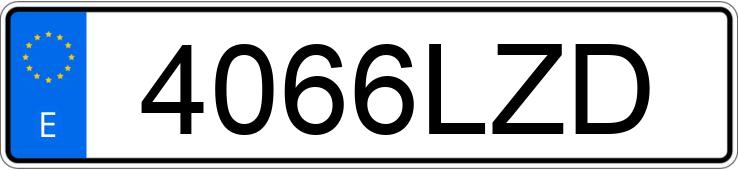 Numer rejestracyjny 4066LZD posiada BENTLEY CONTINENTAL Numer rejestracyjny 4066LZD posiada BENTLEY CONTINENTAL