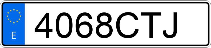 Numer rejestracyjny 4068CTJ posiada RENAULT LAGUNA Numer rejestracyjny 4068CTJ posiada RENAULT LAGUNA