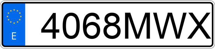 Numer rejestracyjny 4068MWX posiada MERCEDES A (176)