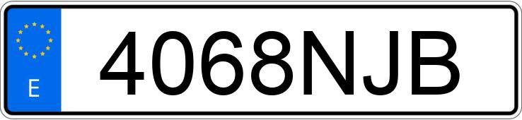 Numer rejestracyjny 4068NJB posiada SYM JET 14