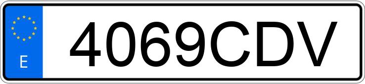 Numer rejestracyjny 4069CDV posiada CITROEN XSARA