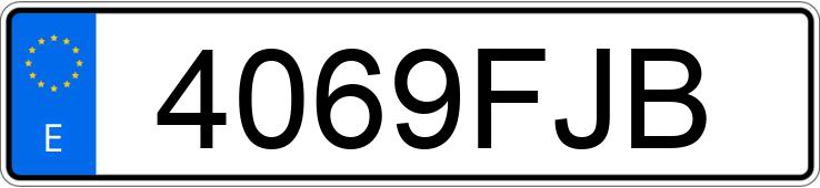 Numer rejestracyjny 4069FJB posiada CITROEN BERLINGO